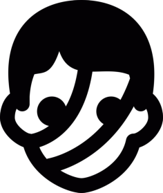 Boy With Painted Face Vinyl Svg File, Free Vectors File